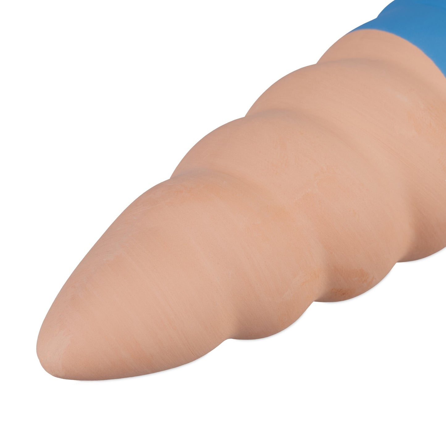 Bent clay cones in a set of 4