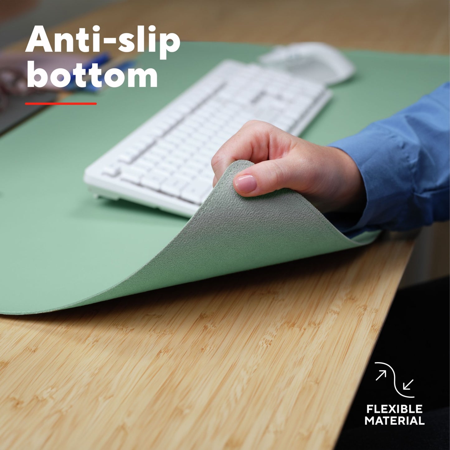 Benya XXL Desk Mat Green