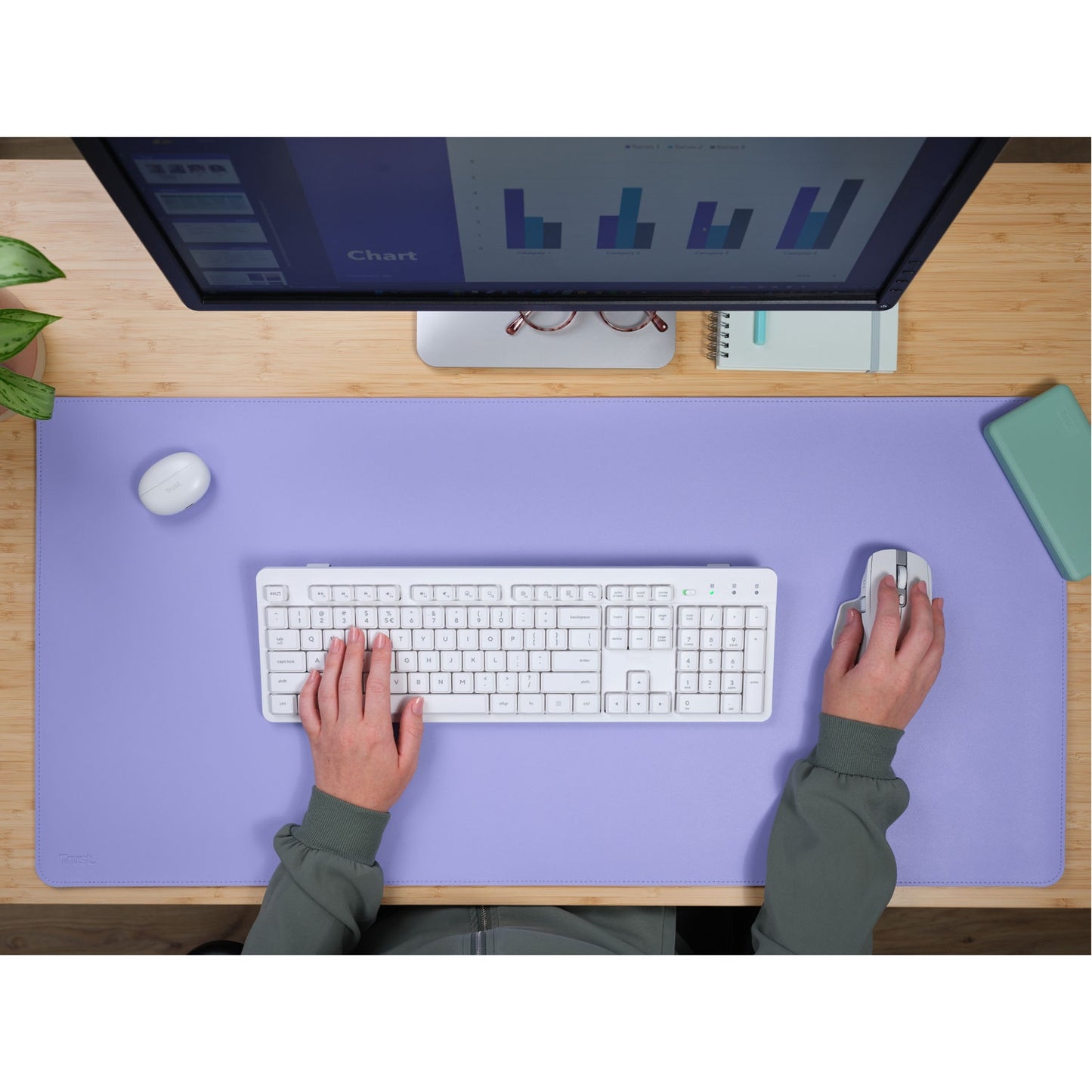 Benya XXL Desk Mat Purple