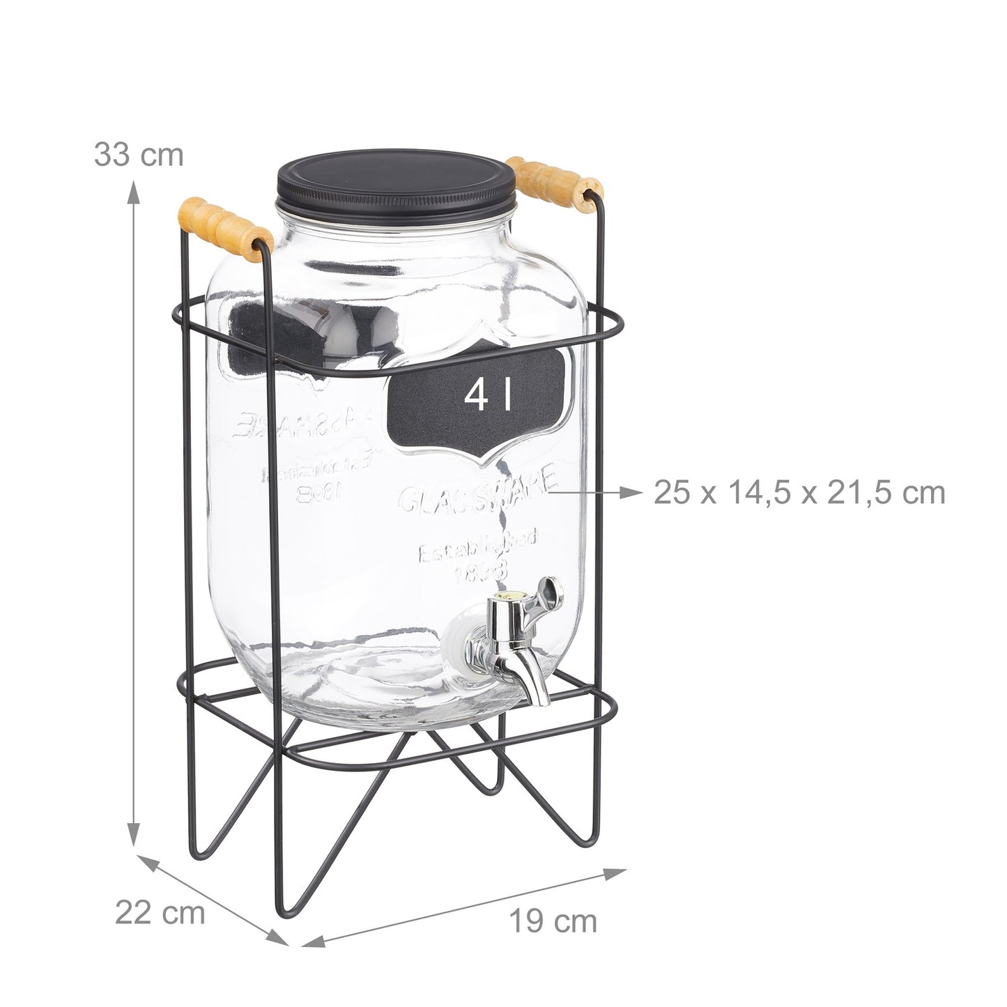 Beverage container 4 l