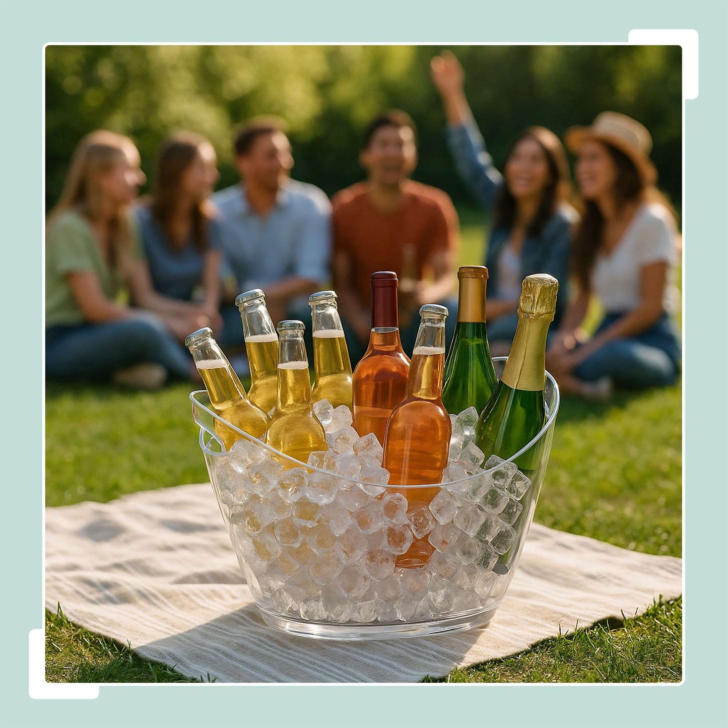 Beverage cooler 6l for parties