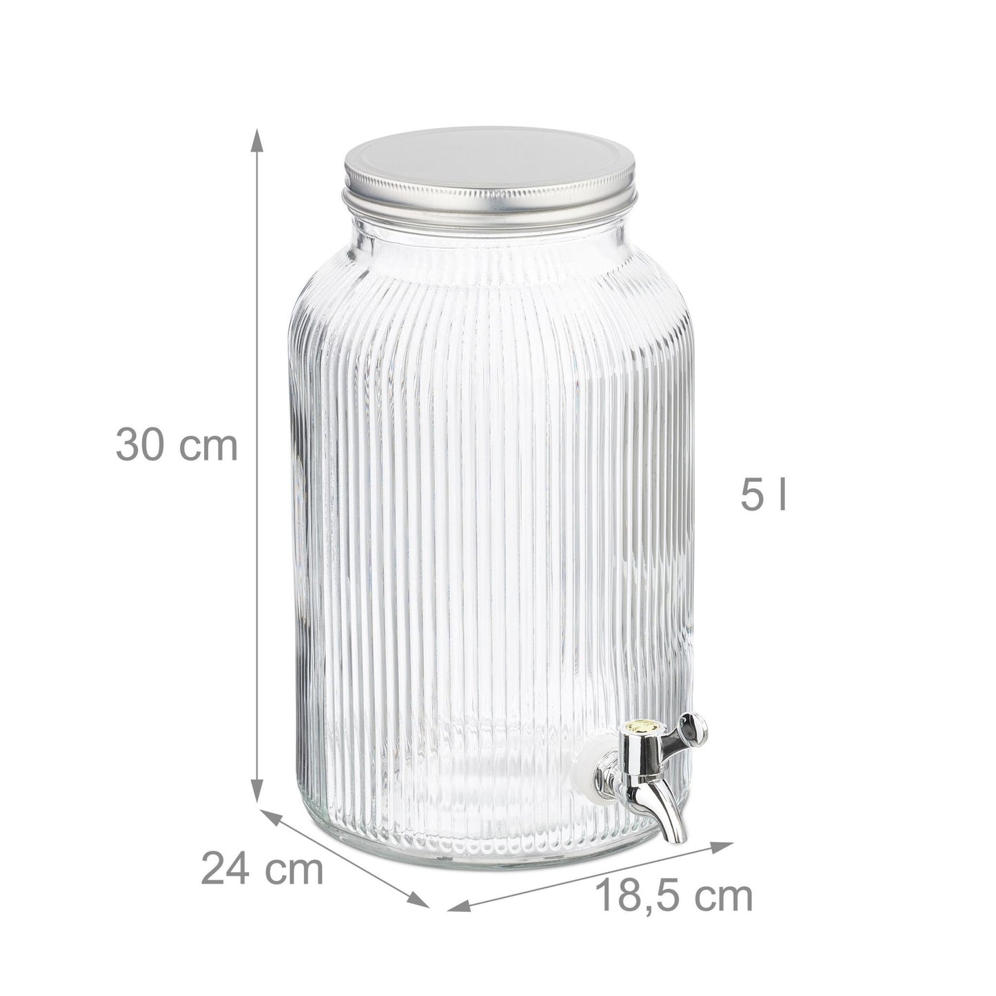 Beverage dispenser in retro design