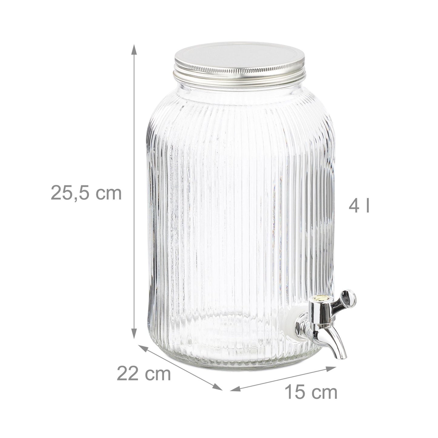 Beverage dispenser in retro design