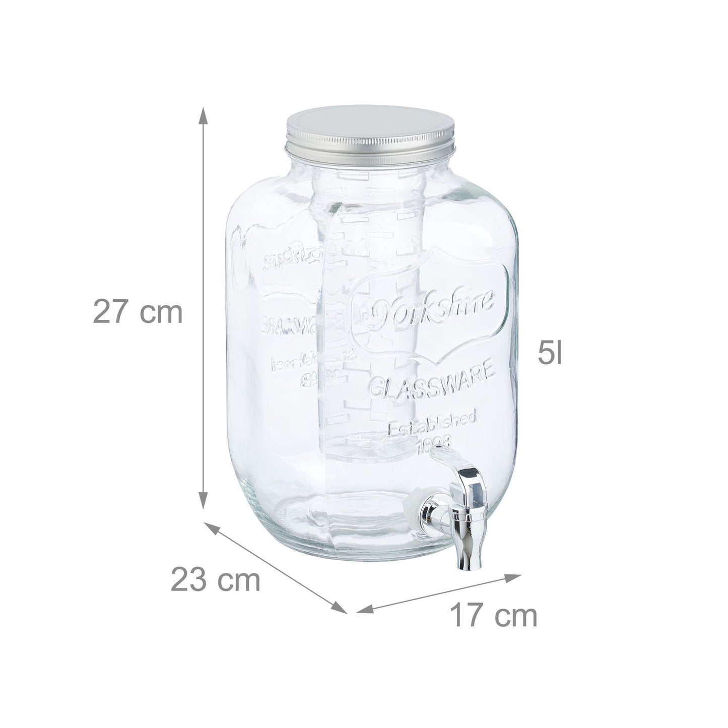 Beverage dispenser with insert