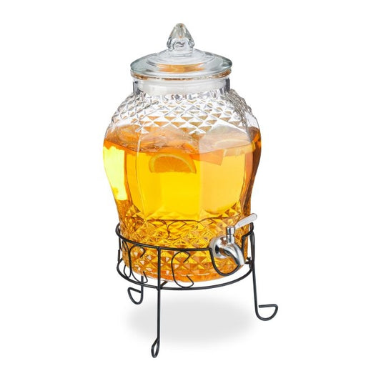 Beverage dispenser with stand 8 L