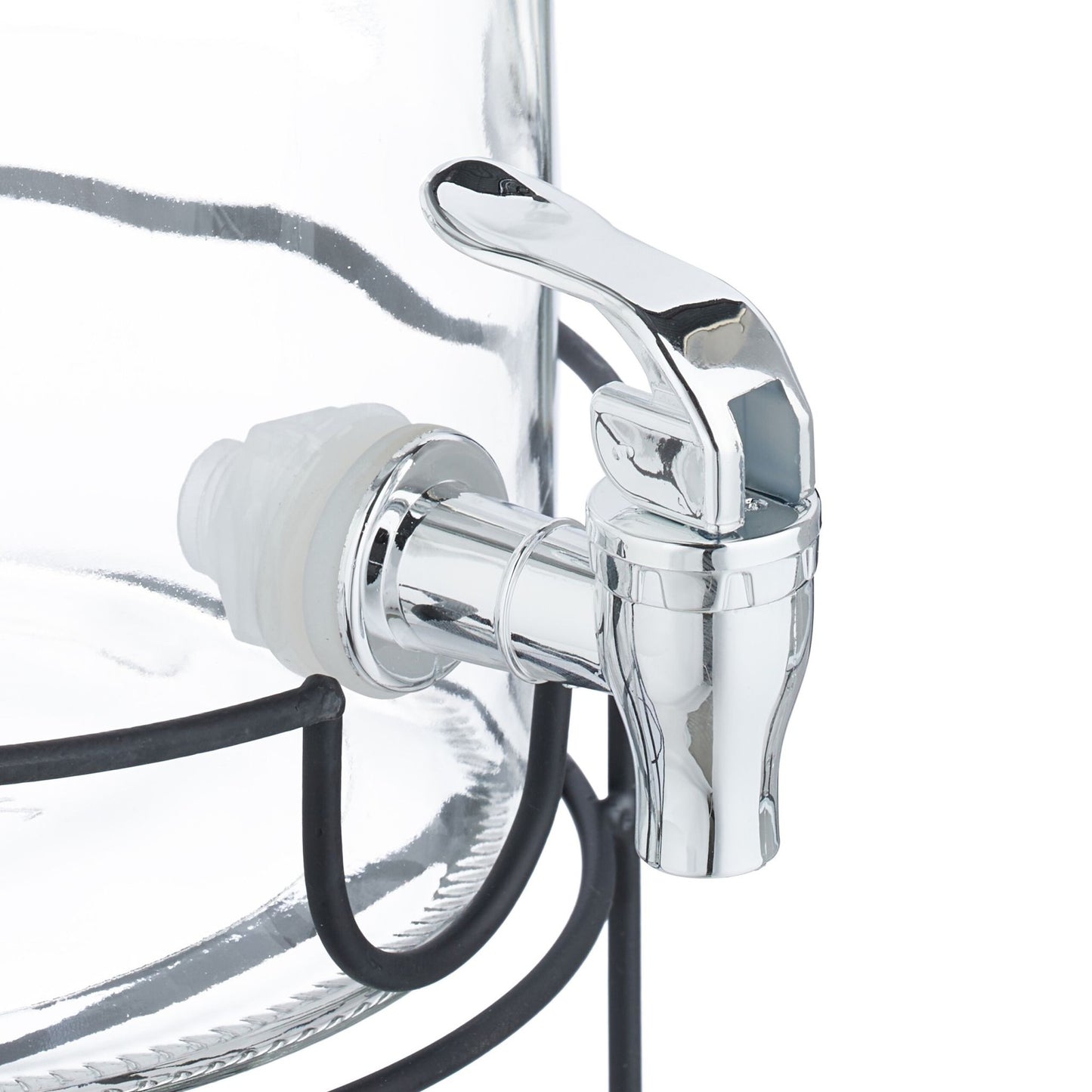 Beverage dispenser with stand