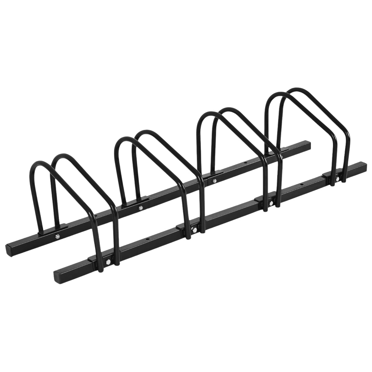 Bicycle Rack for 4 Bikes, Steel, Indoor/Outdoor Use