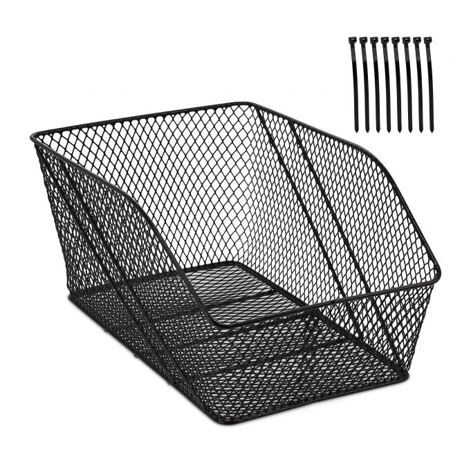 Bicycle basket for the luggage carrier