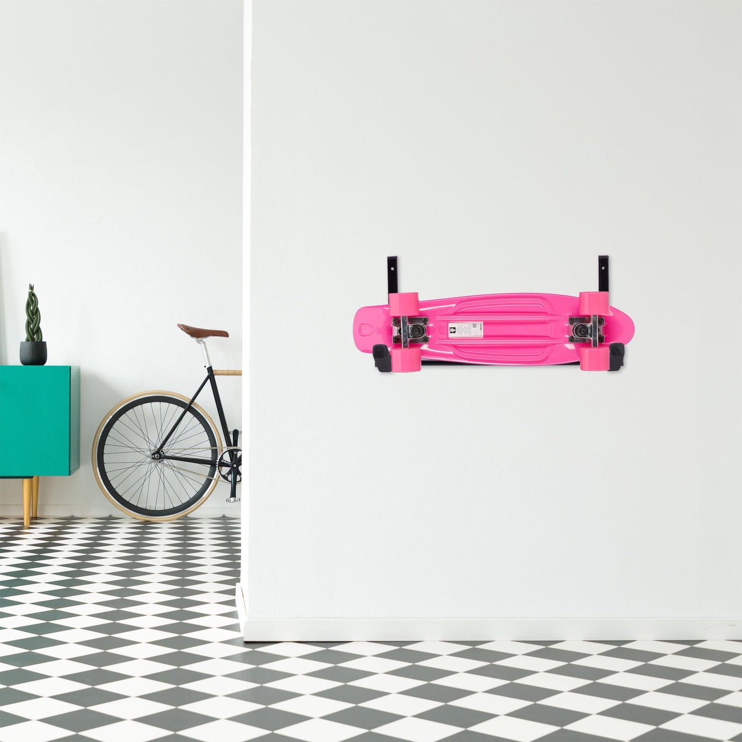 Bicycle holder for wall