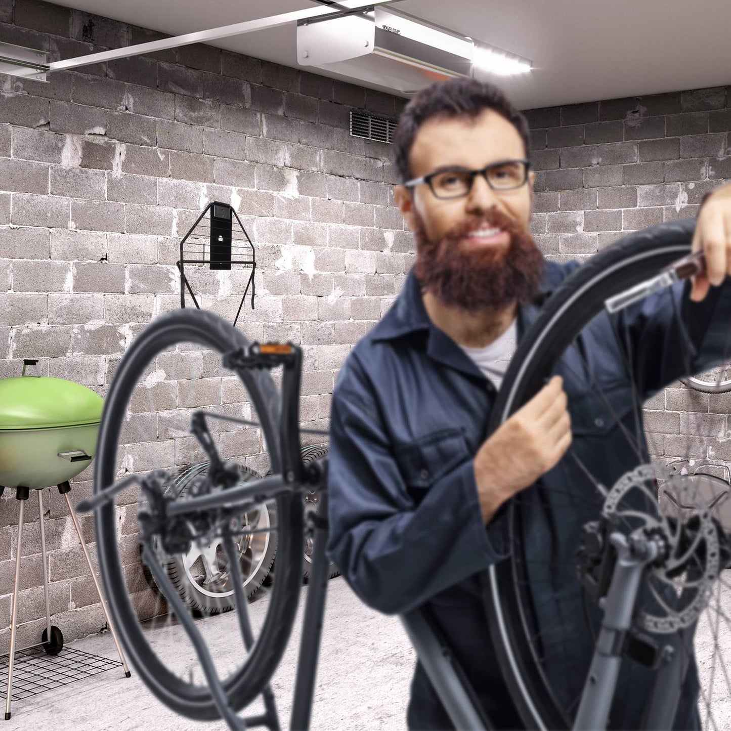 Bicycle holder wall up to 50 kg