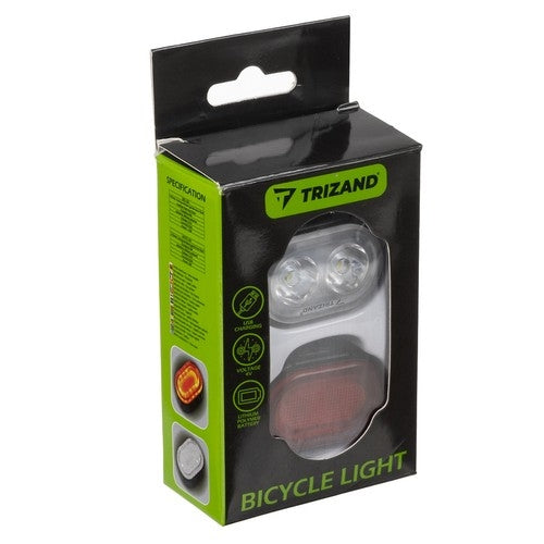 Bicycle lamp + rear light Trizand 24003