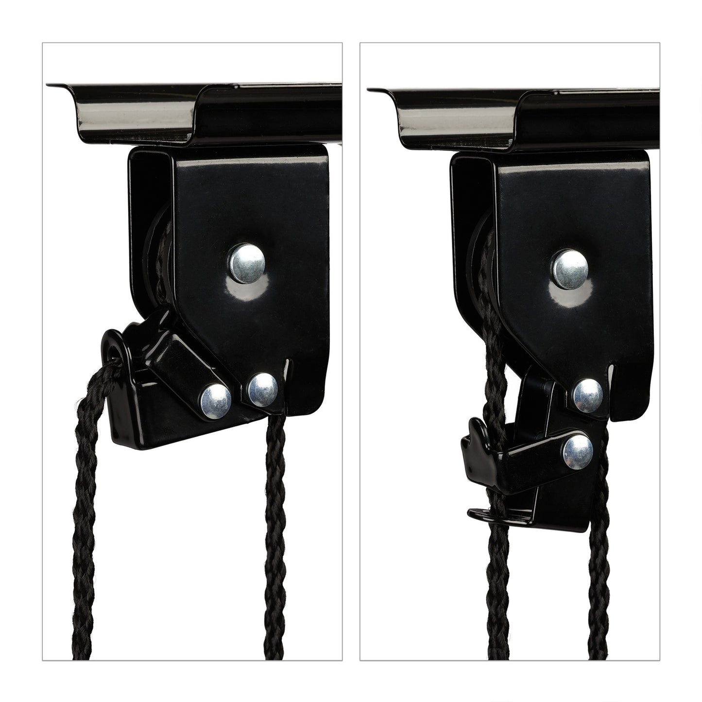 Bicycle lift for the roof