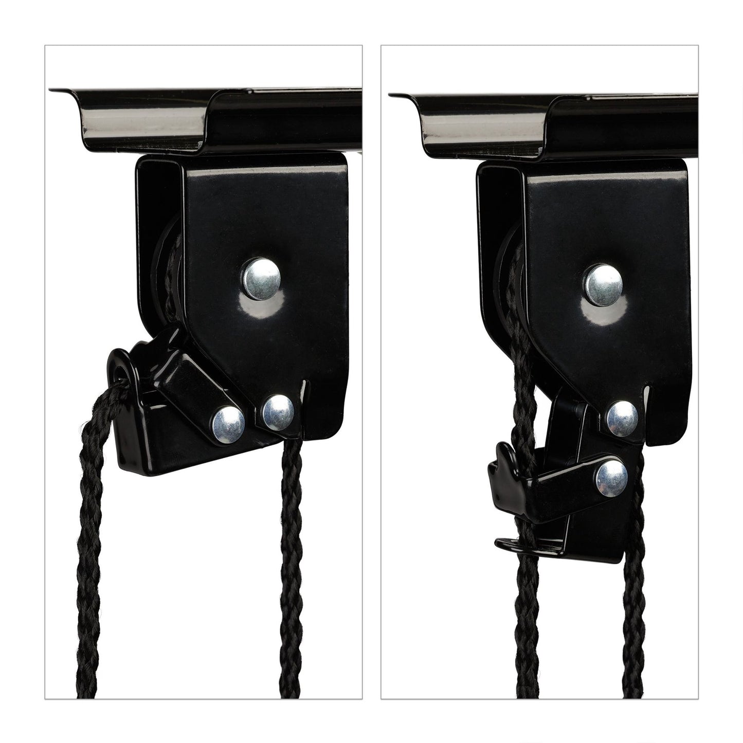Bicycle lift for the roof