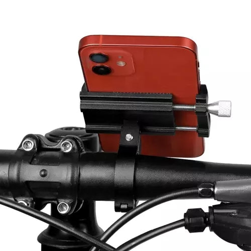 Bicycle phone holder with an elastic U18282