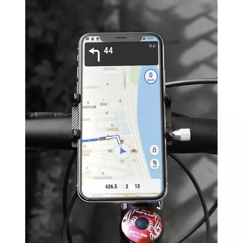 Bicycle phone holder with an elastic U18282