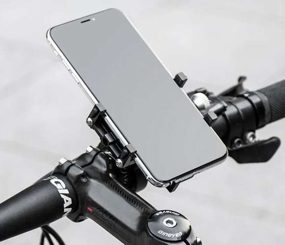 Bicycle phone holder with rubber band U18313