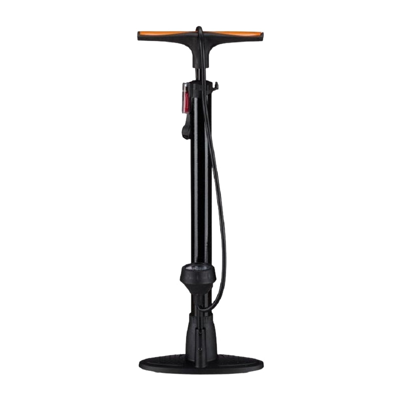 Bicycle pump with pressure gauge