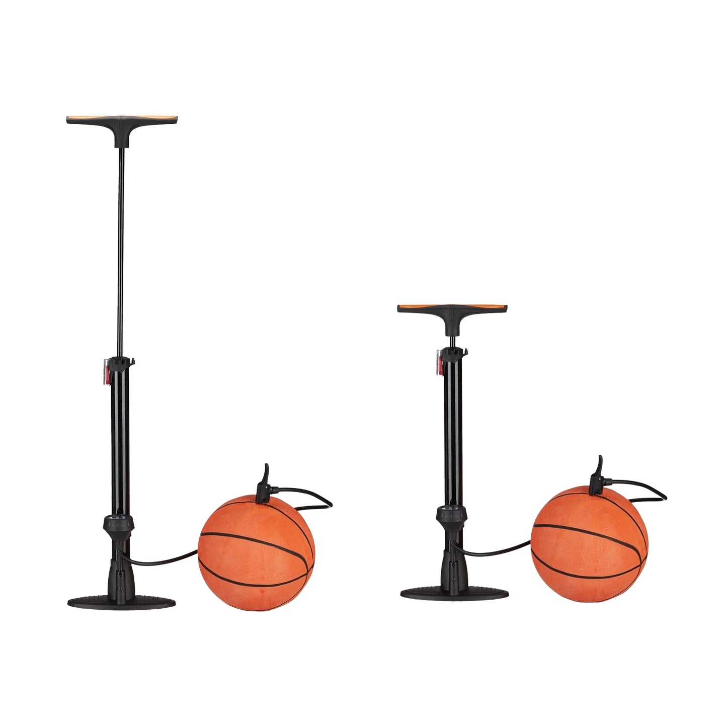 Bicycle pump with pressure gauge