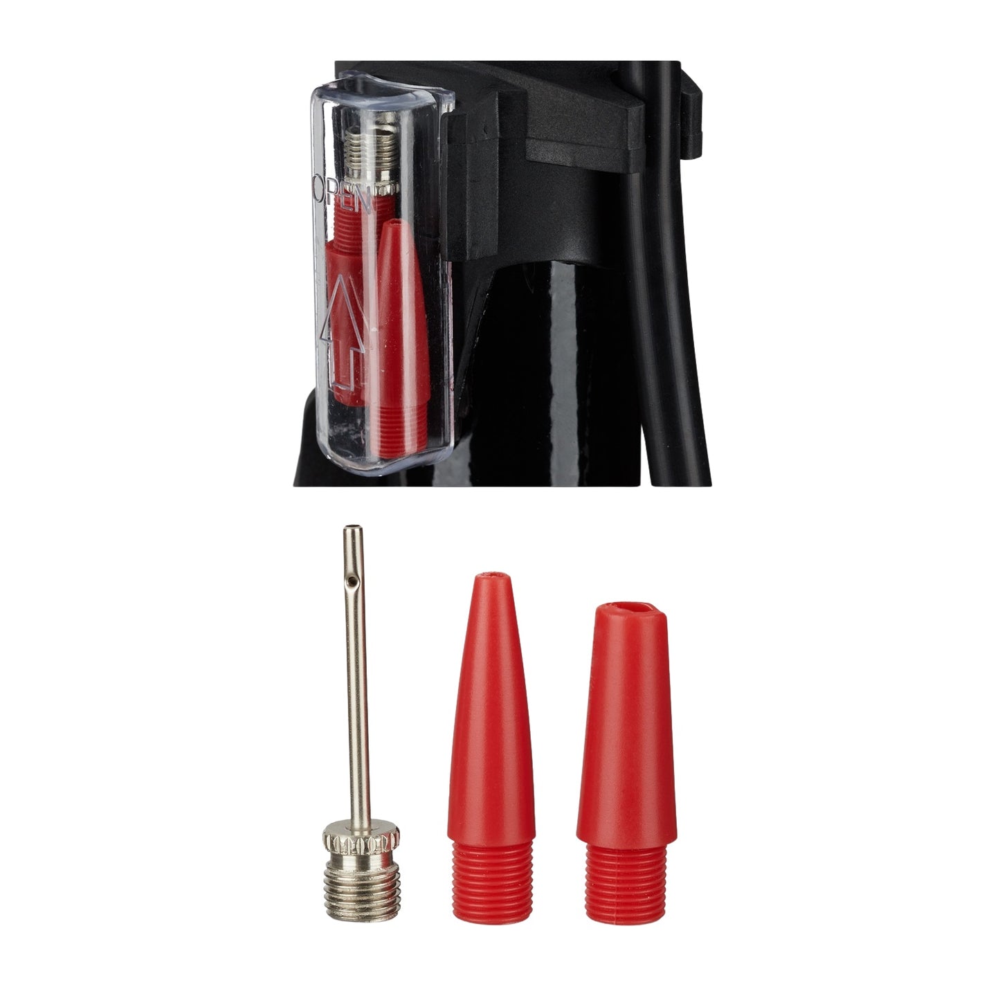 Bicycle pump with pressure gauge