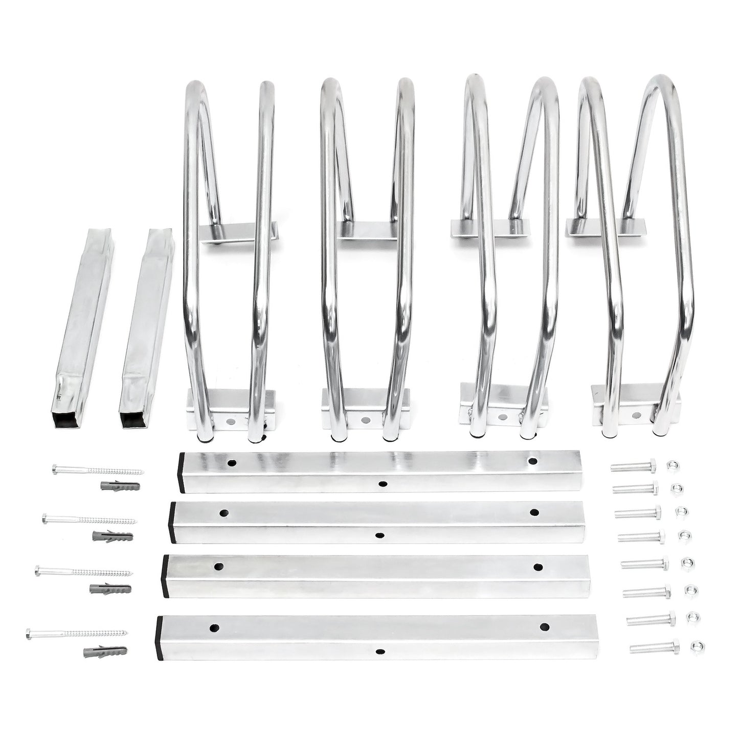 Bicycle rack 4 bicycles steel