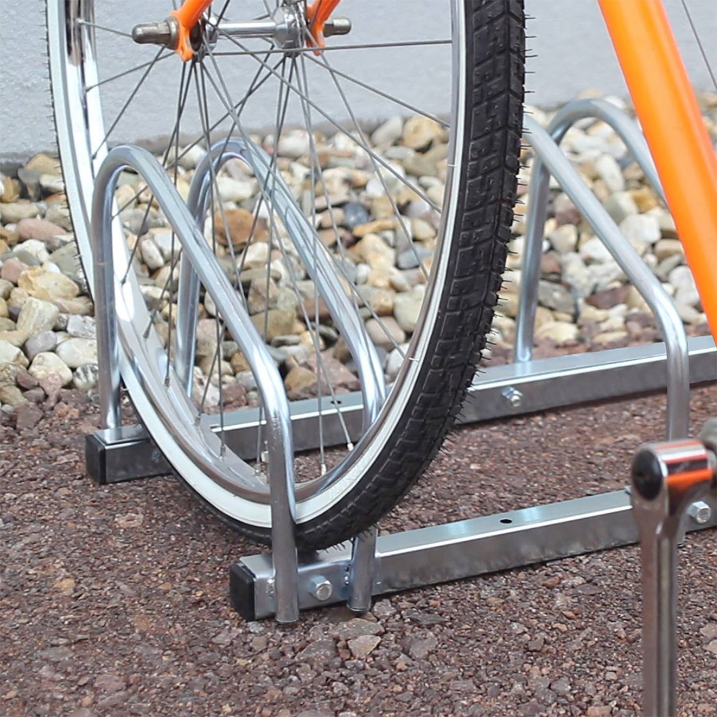 Bicycle rack 5 bicycles steel
