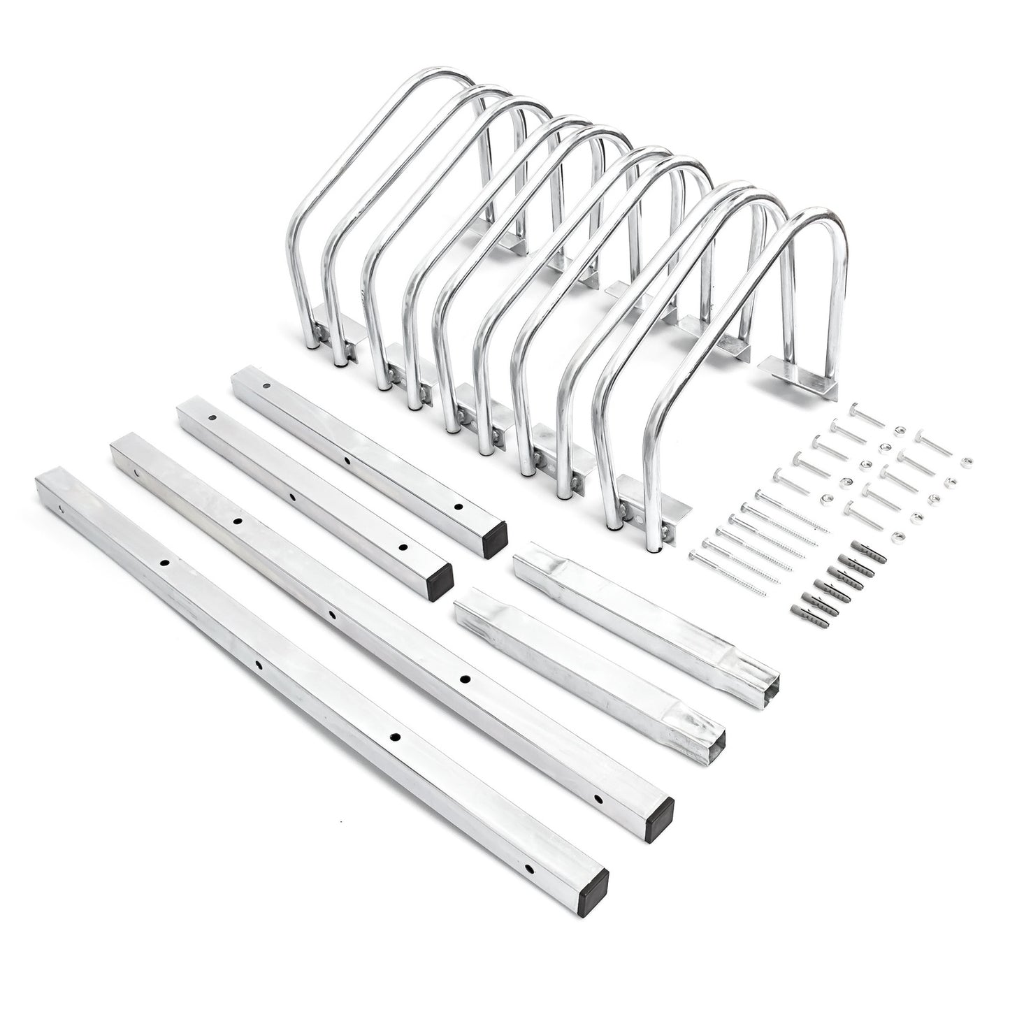 Bicycle rack 5 bicycles steel