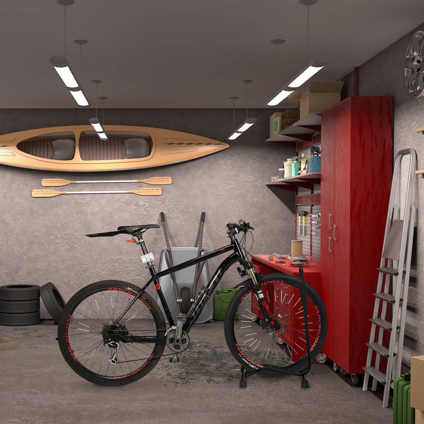 Bicycle rack Exhibition rack
