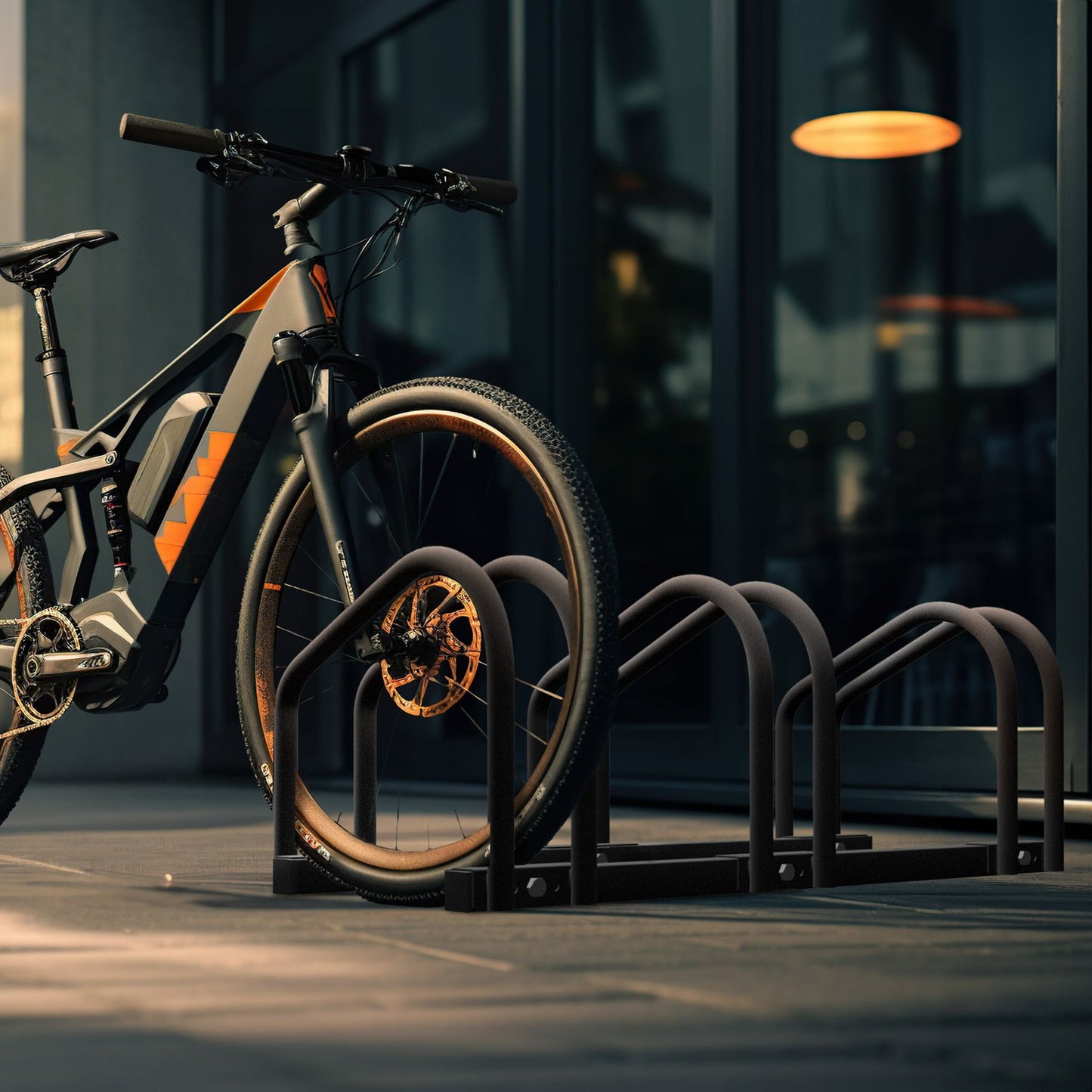 Bicycle rack for 3 bicycles