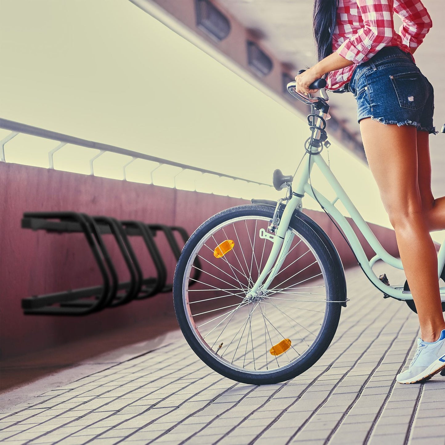 Bicycle rack for 5 bicycles