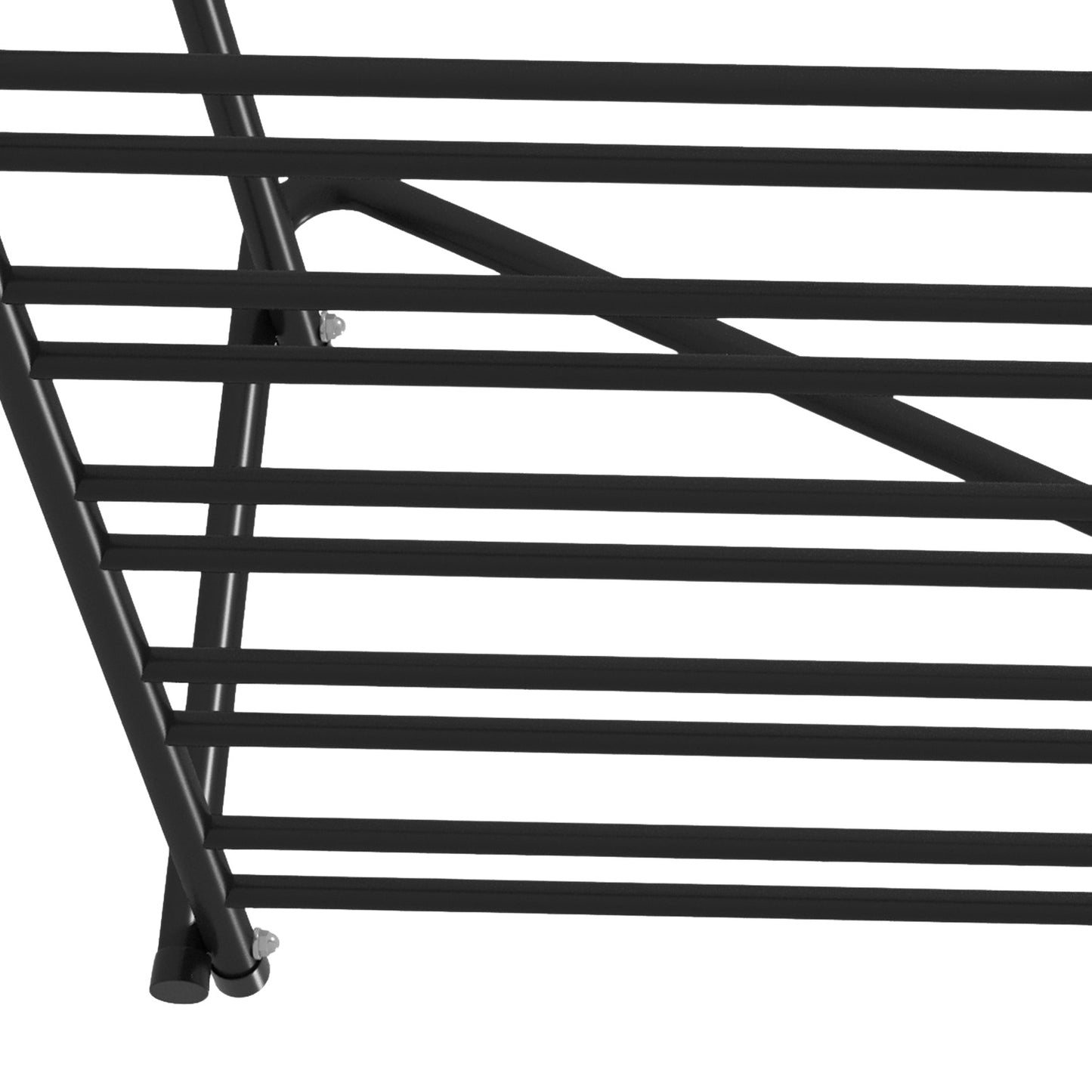 Bicycle rack, weatherproof steel, holds up to 3 bicycles