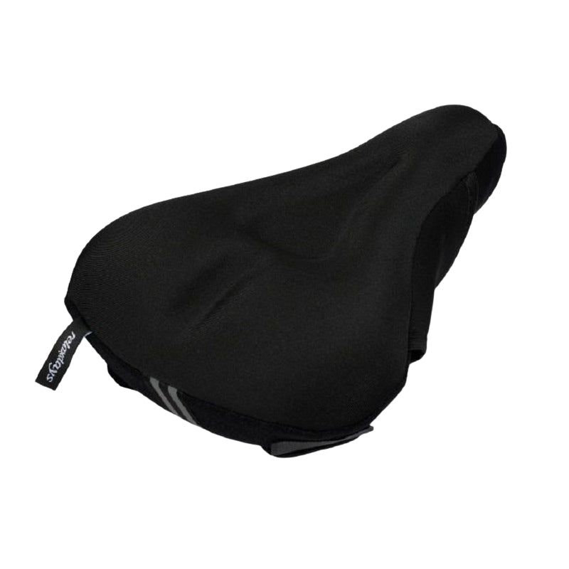 Bicycle saddle cover with gel