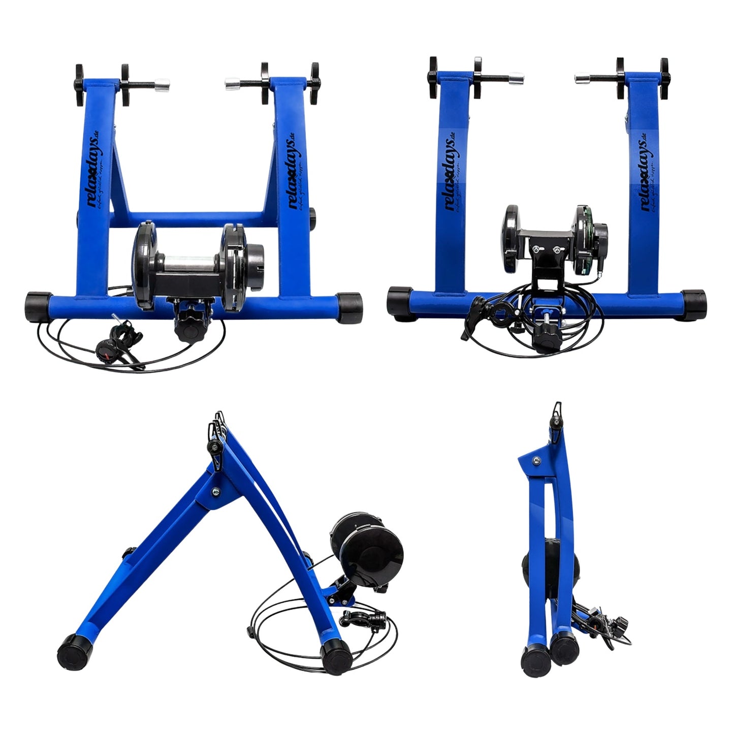 Bicycle trainer with 6 gears