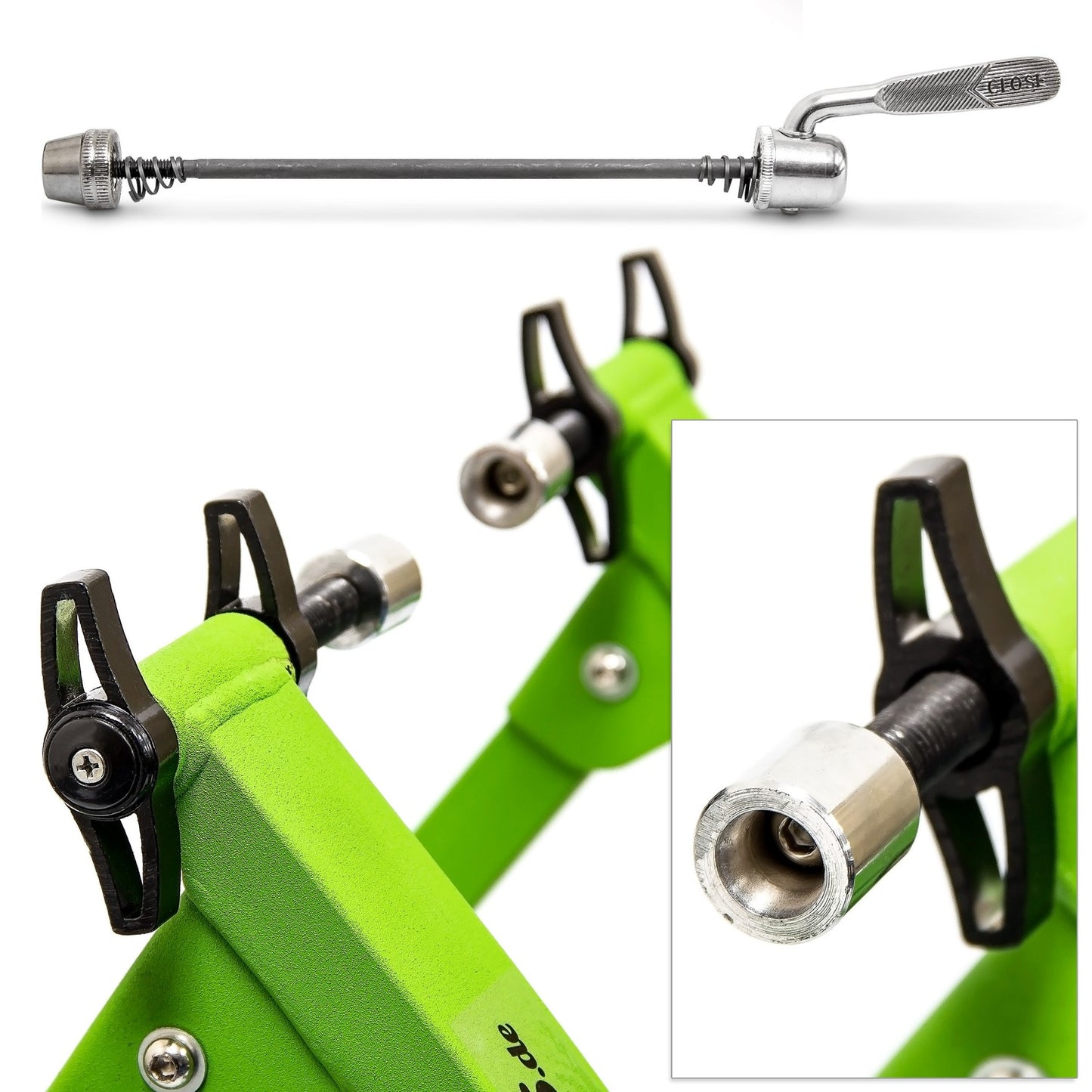 Bicycle trainer with 6 gears