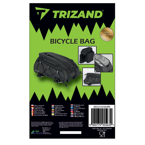 Bike Bag, Waterproof, Large Capacity, Easy Mount