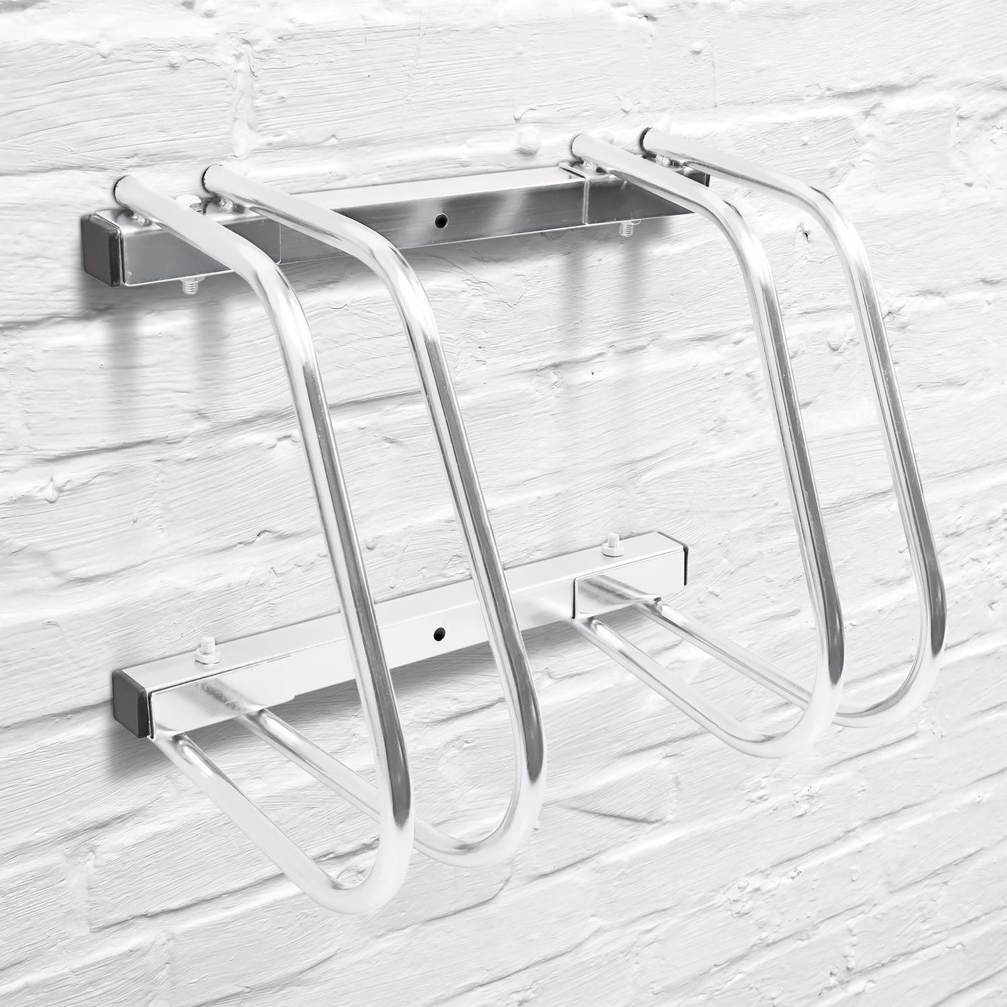 Bike rack 2 bikes for floor and wall