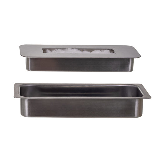 Bioethanol Fireplace, 35x18x17 cm, Smokeless, Glass Walls