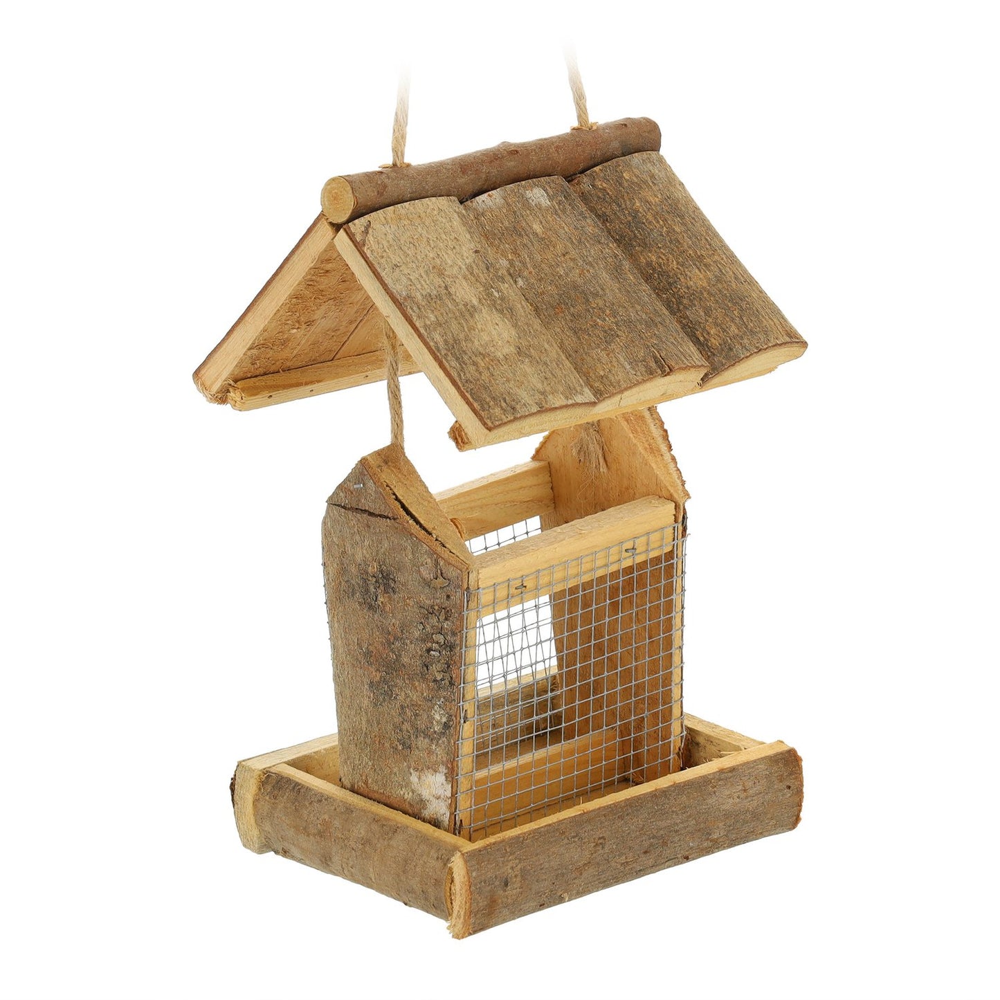 Bird feeder with suspension
