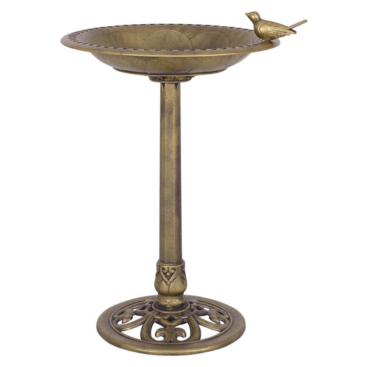 Bird feeding station bird feeder feeding station bird feeder stand 50 x 76 cm bronze