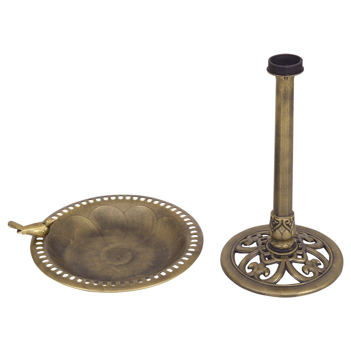 Bird feeding station bird feeder feeding station bird feeder stand 50 x 76 cm bronze