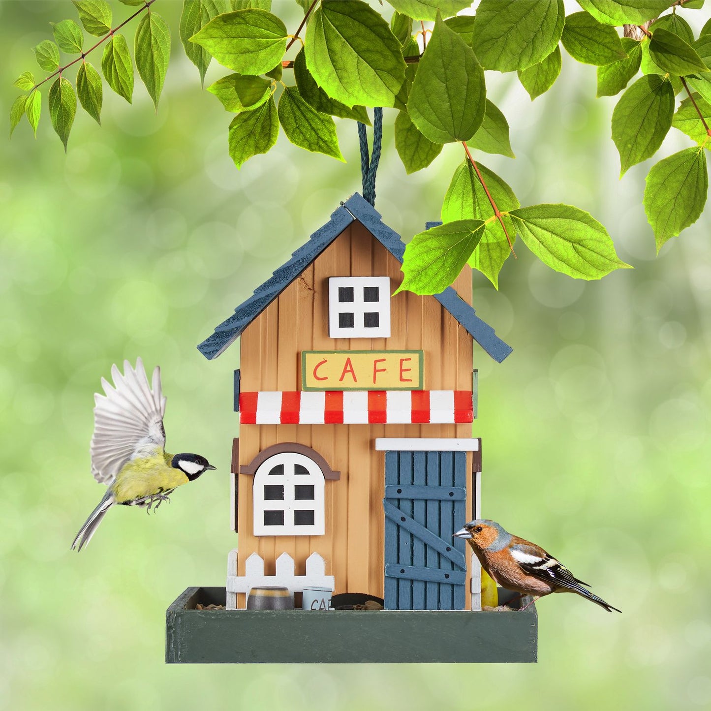 Bird house for hanging outside