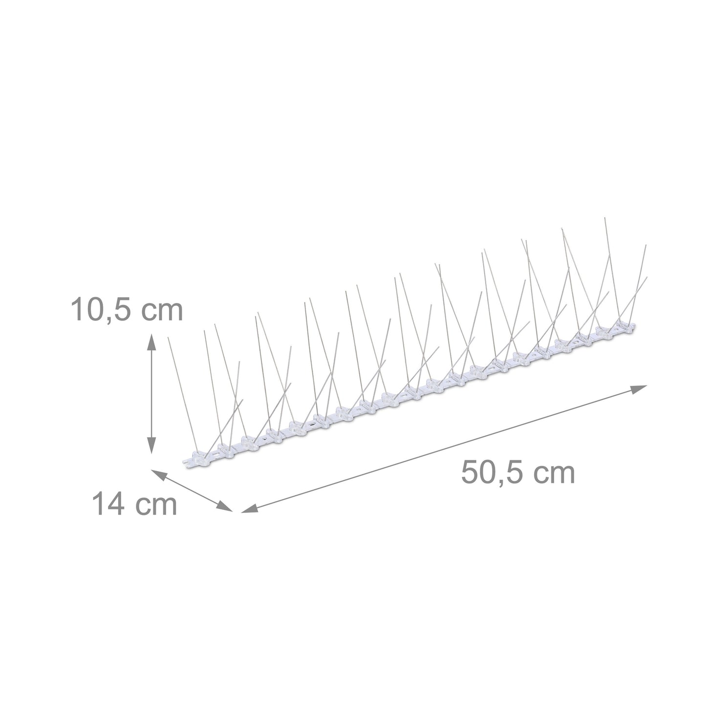 Bird repellent spikes, set of 6