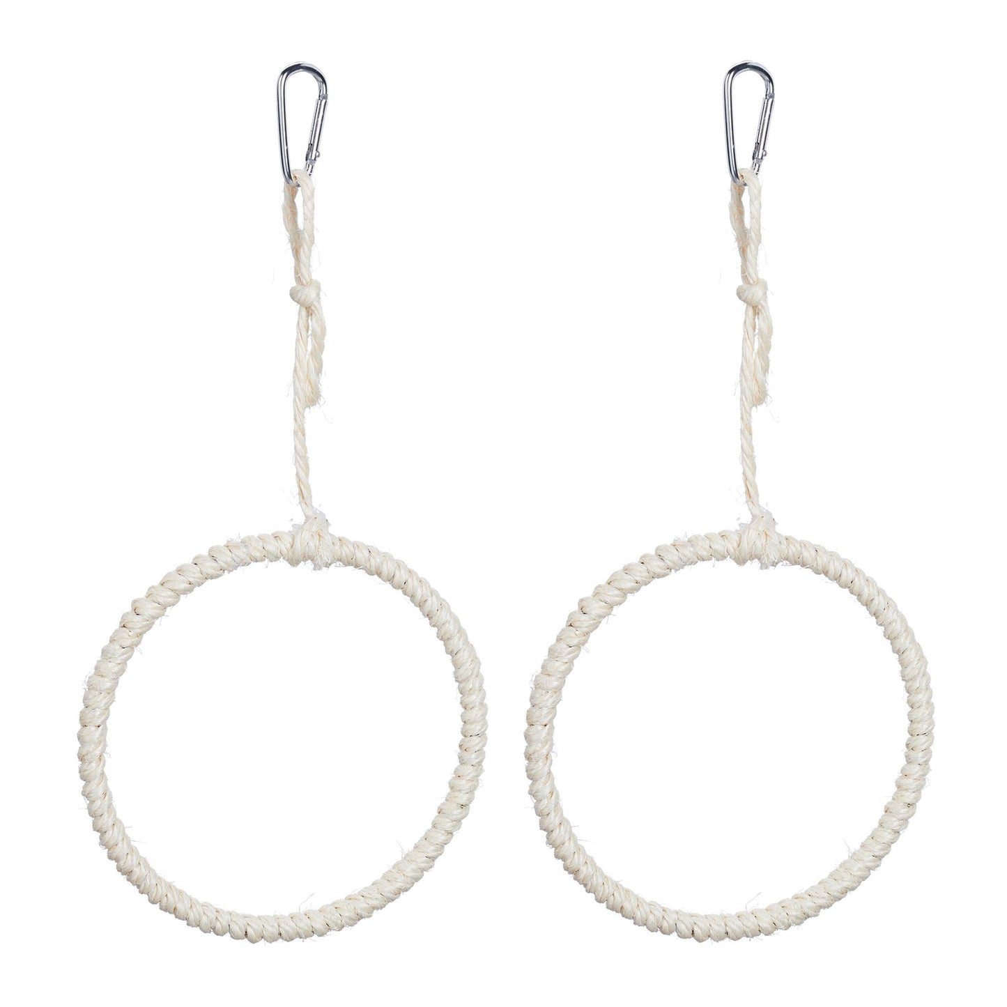 Bird swing ring set of 2