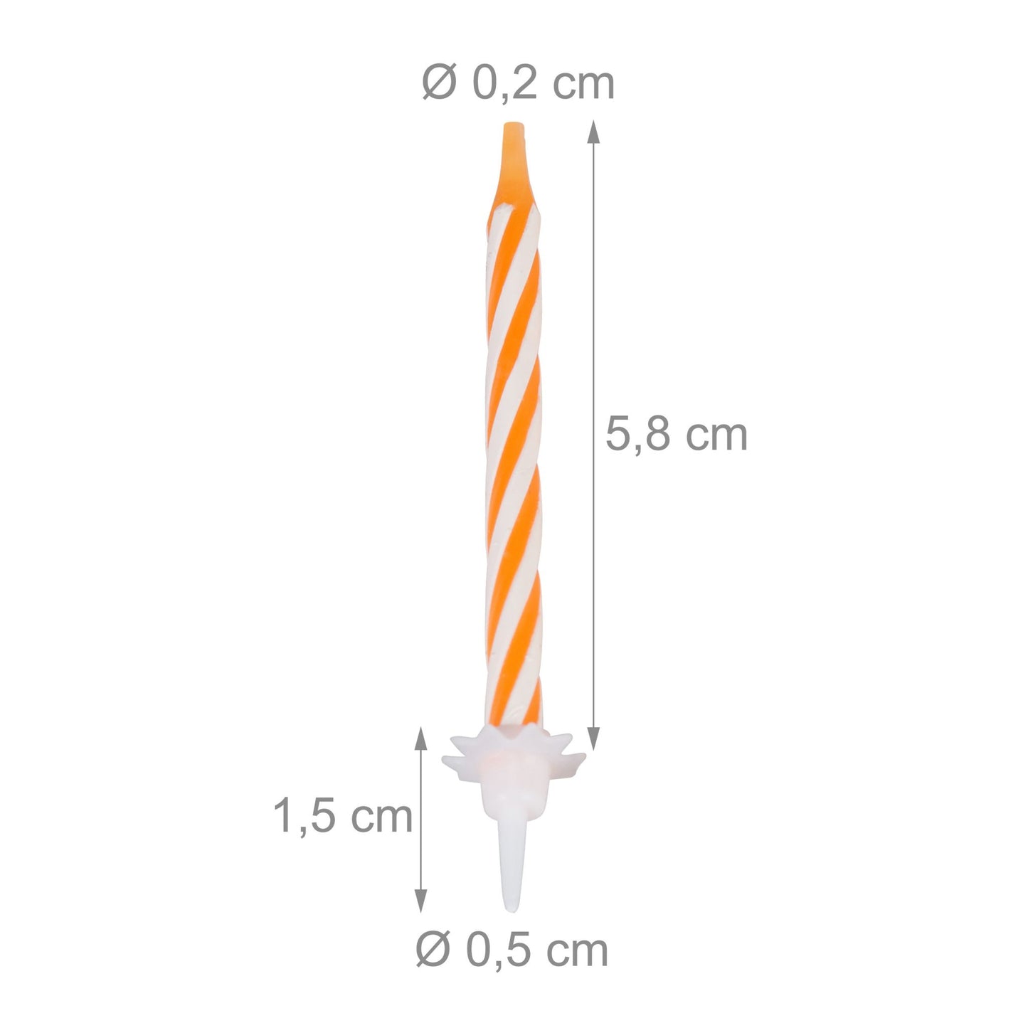 Birthday candles 152 parts
