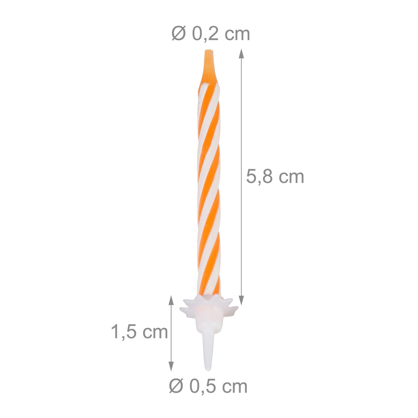 Birthday candles 152 parts