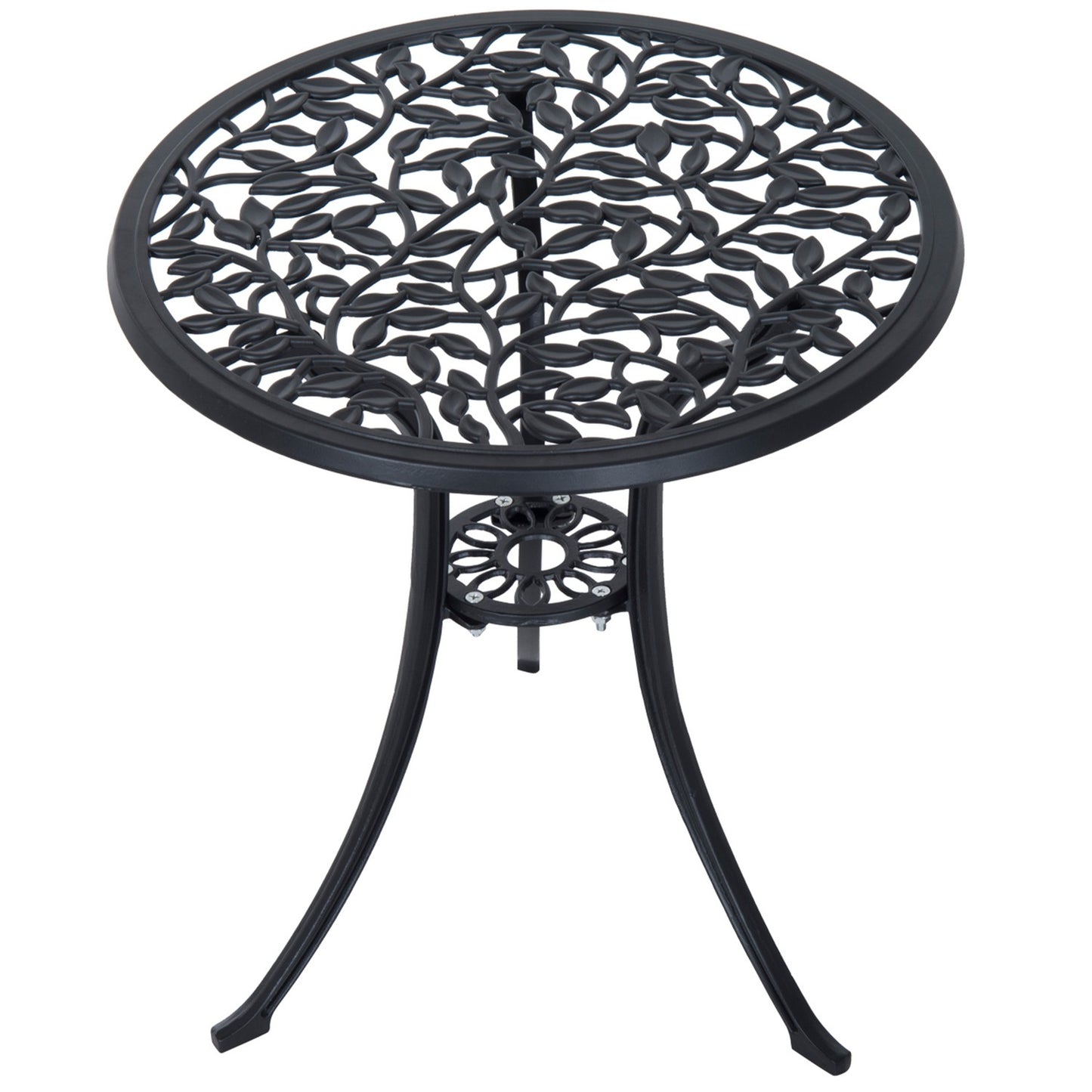 Black bistro set - 2-person balcony table and chairs