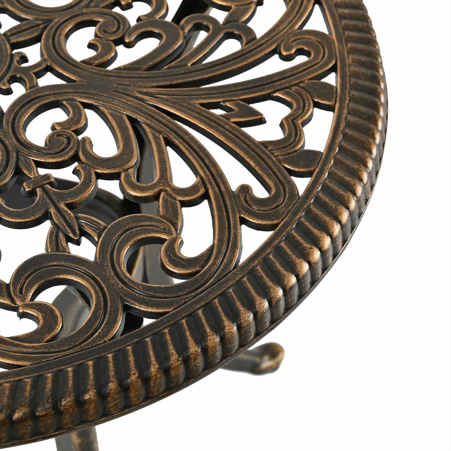 Bistro Table with Parasol Hole – Cast Aluminium