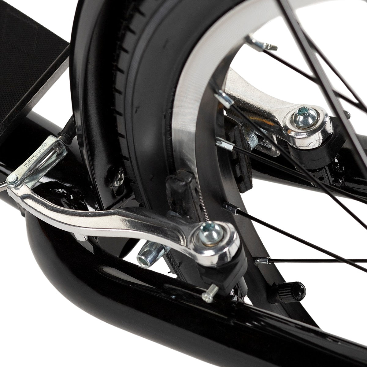 Black 26/20"" Pumped Wheels Scooter