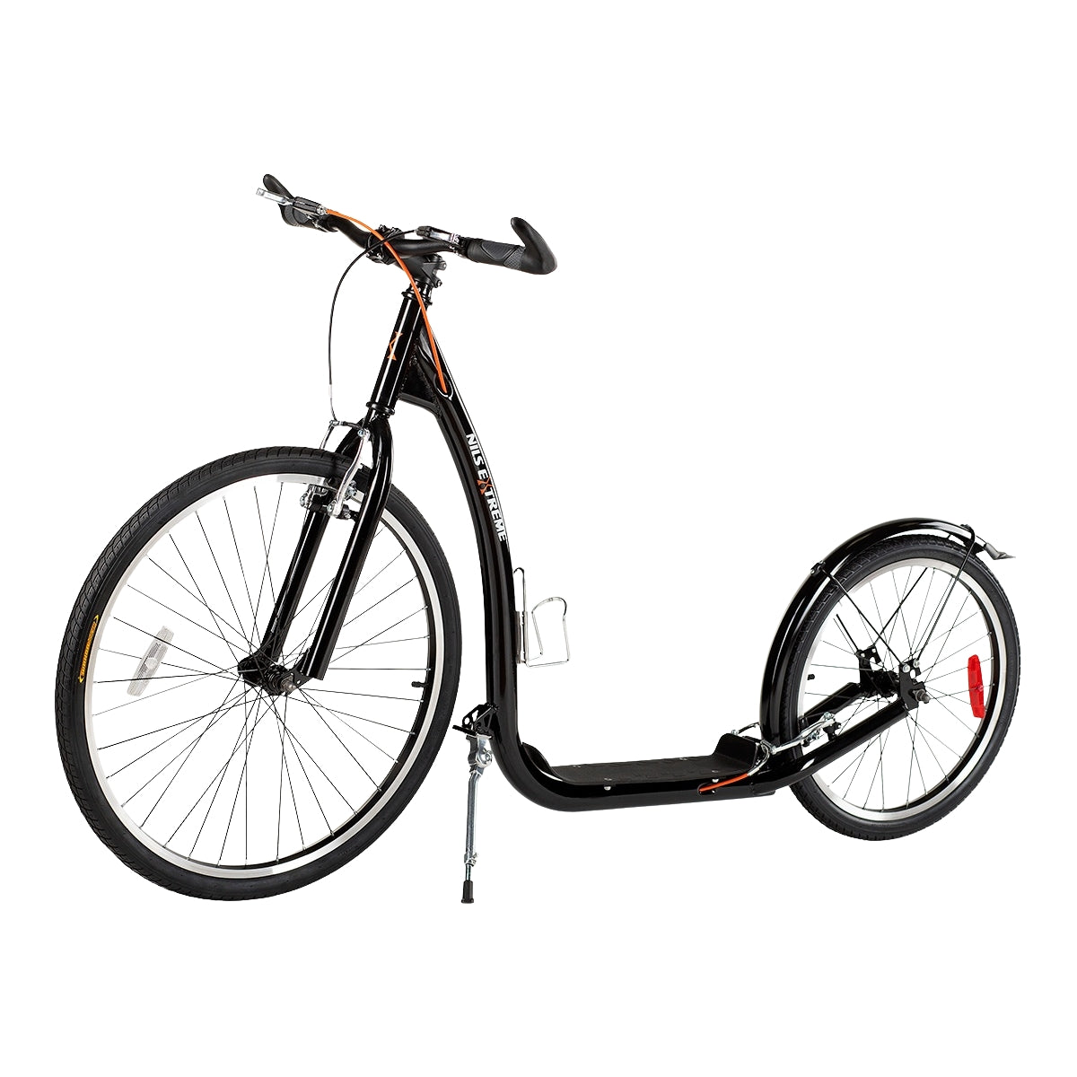 Black 26/20"" Pumped Wheels Scooter