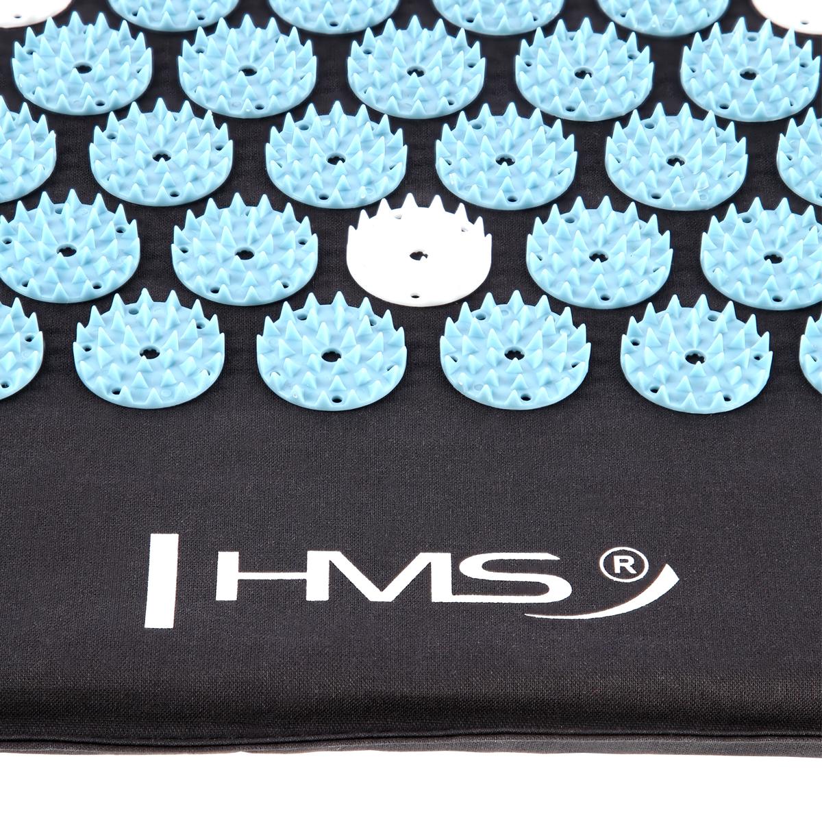 Black Acupressure Mat with Pillow Set