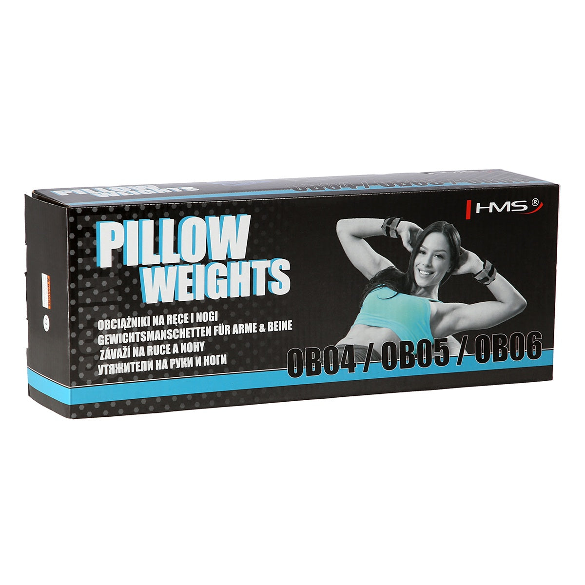 Black Ankle & Wrist Weights, 2 x 3 kg